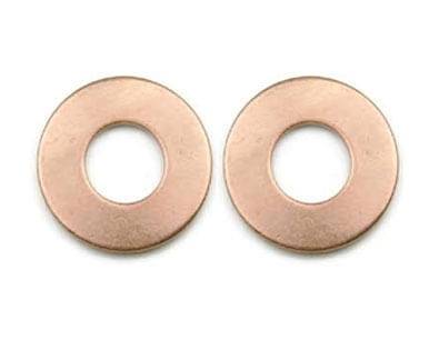 Silicon Bronze Flat Washer 3/8 Large ID 0.392 x OD 1.000 x Thickness 0.062 Qty25